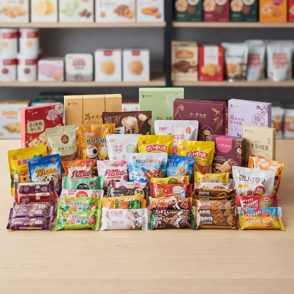 Imported confectionery and sweets